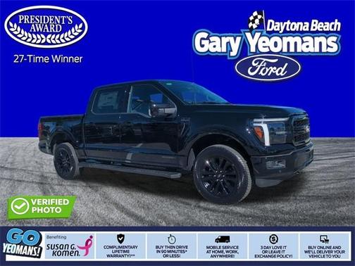 Black 2026 Ford F-150 Lariat Truck