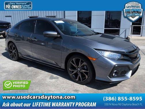 Gray 2018 Honda Civic Sport Touring