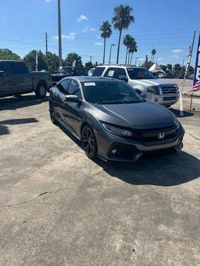 Gray 2018 Honda Civic Sport Touring