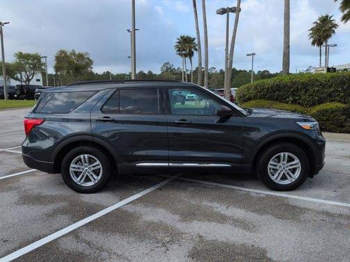 Stone Blue Metallic 2024 Ford Explorer XLT