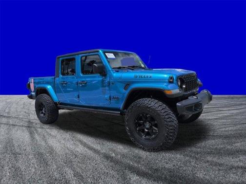Hydro Blue Pearlcoat 2024 Jeep Gladiator Sport