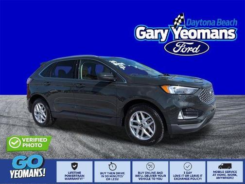 Green Metallic 2024 Ford Edge SEL