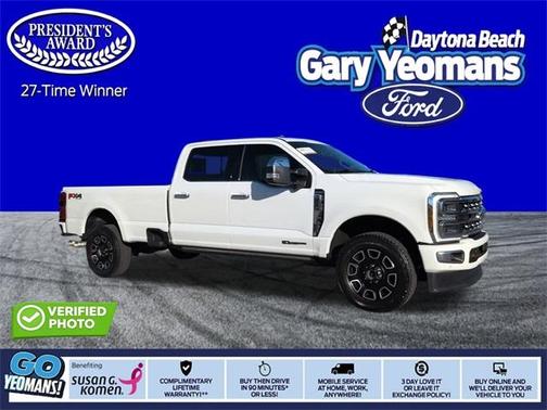 White Metallic 2024 Ford F-350 Platinum Truck