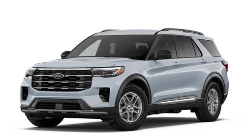Silver 2026 Ford Explorer Active