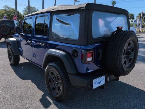 Ocean Blue Metallic 2018 Jeep Wrangler Unlimited Sport