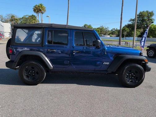 Ocean Blue Metallic 2018 Jeep Wrangler Unlimited Sport
