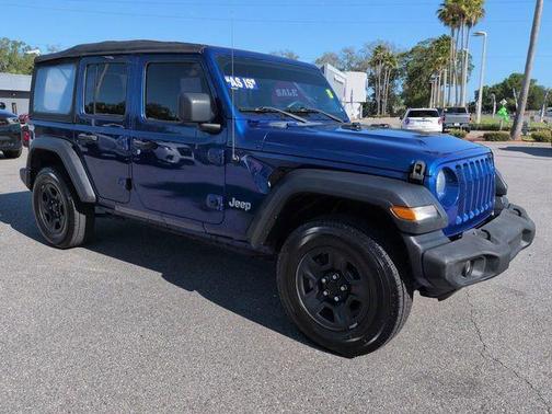 Ocean Blue Metallic 2018 Jeep Wrangler Unlimited Sport