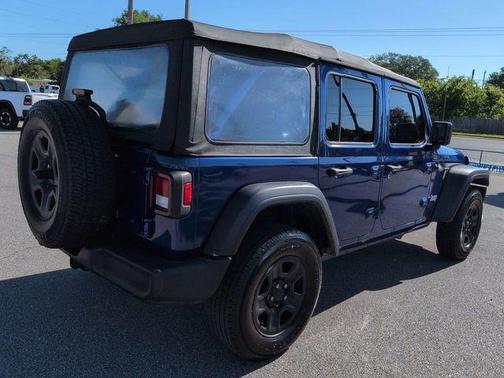 Ocean Blue Metallic 2018 Jeep Wrangler Unlimited Sport