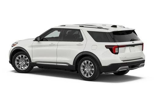 White 2026 Ford Explorer Platinum
