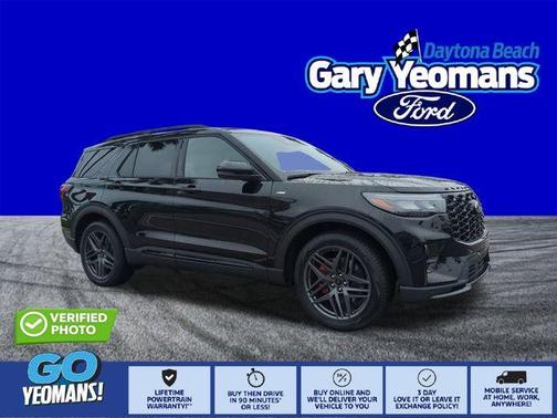 Black Metallic 2026 Ford Explorer ST-Line