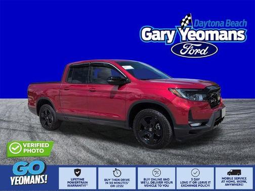 Radiant Red 2025 Honda Ridgeline Black Edition