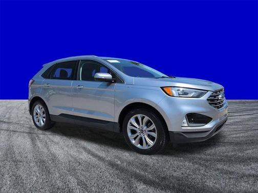 Silver 2020 Ford Edge Titanium