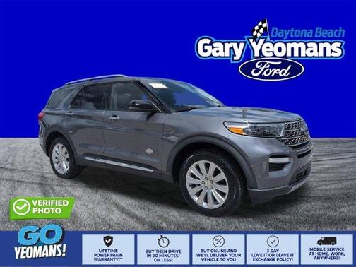 Gray Metallic 2022 Ford Explorer King Ranch