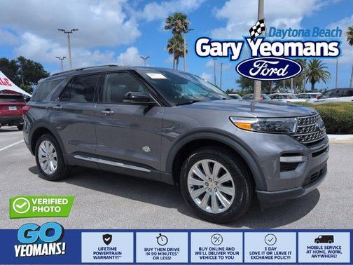 Gray Metallic 2022 Ford Explorer King Ranch