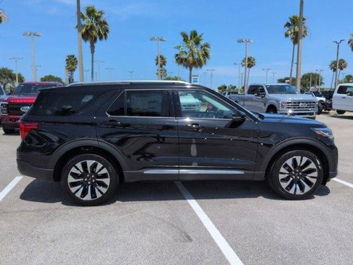 Black 2026 Ford Explorer Platinum