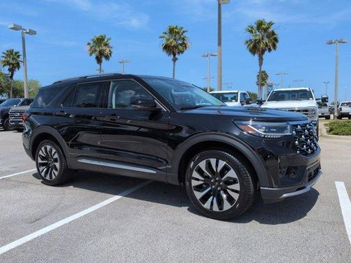 Black 2026 Ford Explorer Platinum