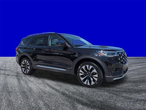 Black 2026 Ford Explorer Platinum