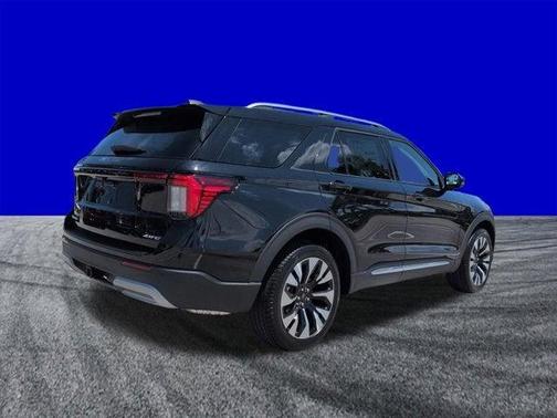 Black Metallic 2026 Ford Explorer Platinum
