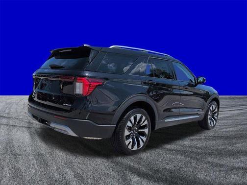 Black 2026 Ford Explorer Platinum