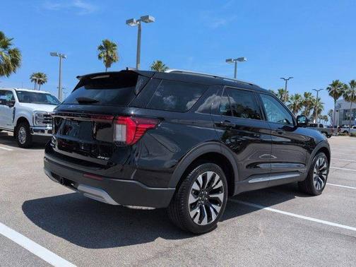 Black 2026 Ford Explorer Platinum