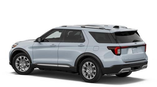 Silver 2026 Ford Explorer Platinum
