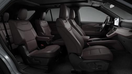 Silver 2026 Ford Explorer Platinum