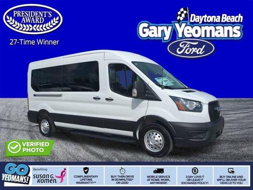 Oxford White 2025 Ford Transit-350 XL Wagon