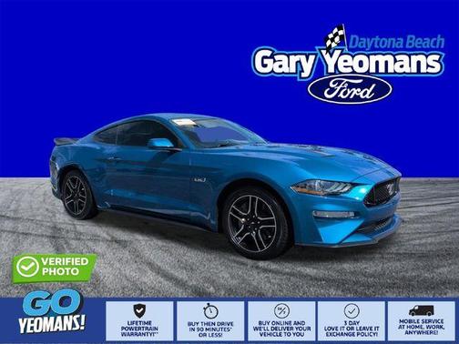 Blue Metallic 2021 Ford Mustang GT