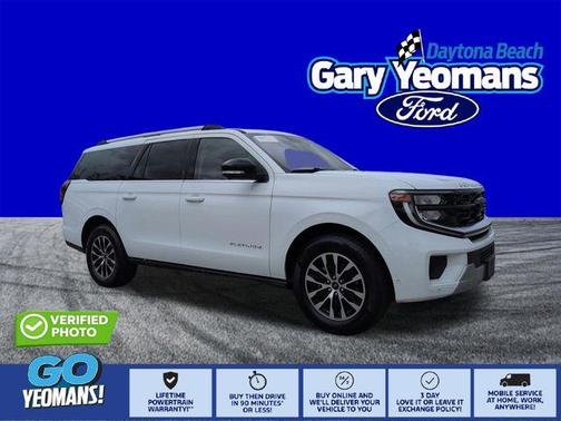 Oxford White 2025 Ford Expedition Max Platinum