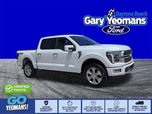 White 2026 Ford F-150 Platinum