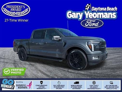 Gray 2026 Ford F-150 Platinum Truck