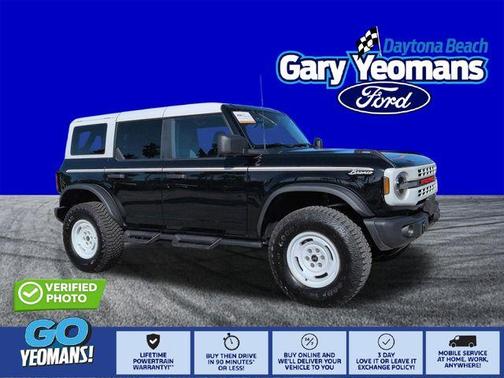 Shadow Black 2023 Ford Bronco Heritage Edition