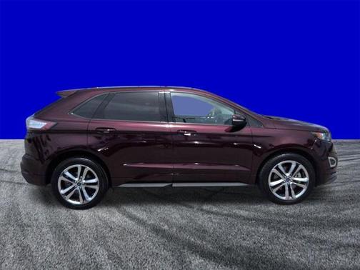 Burgundy 2018 Ford Edge Sport