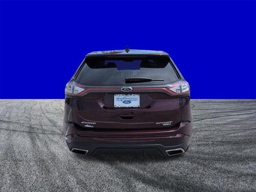 Burgundy 2018 Ford Edge Sport