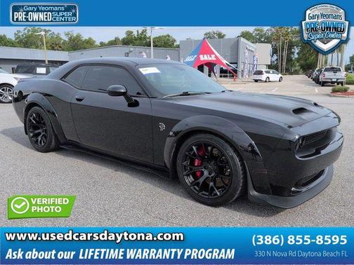 Pitch Black Clearcoat 2021 Dodge Challenger SRT Hellcat