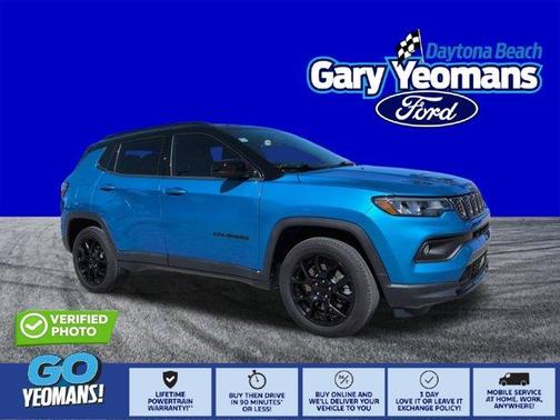 Hydro Blue Pearlcoat 2024 Jeep Compass Latitude
