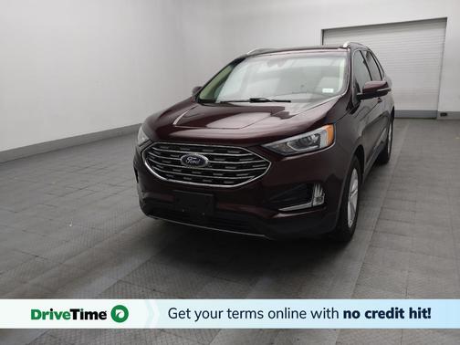 Red 2019 Ford Edge SEL