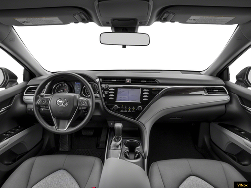Midnight Black Metallic 2018 Toyota Camry LE