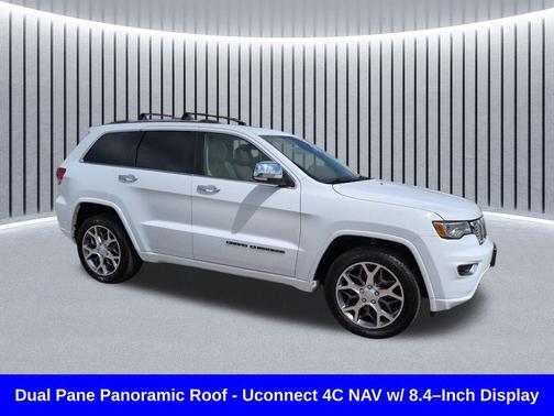 Bright White Clearcoat 2020 Jeep Grand Cherokee Overland