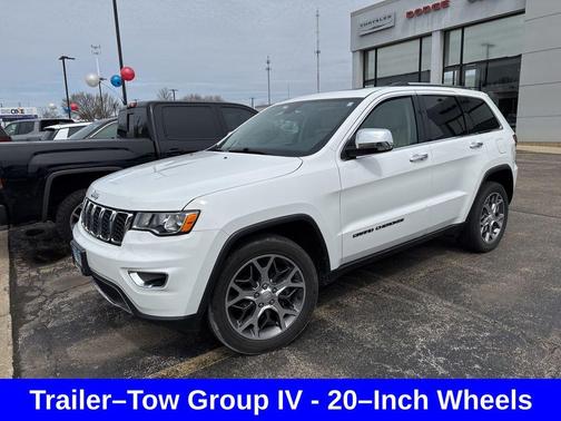 Bright White Clearcoat 2020 Jeep Grand Cherokee Limited