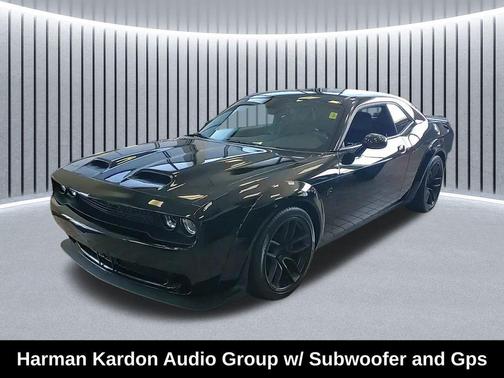 Pitch Black Clearcoat 2023 Dodge Challenger SRT Hellcat