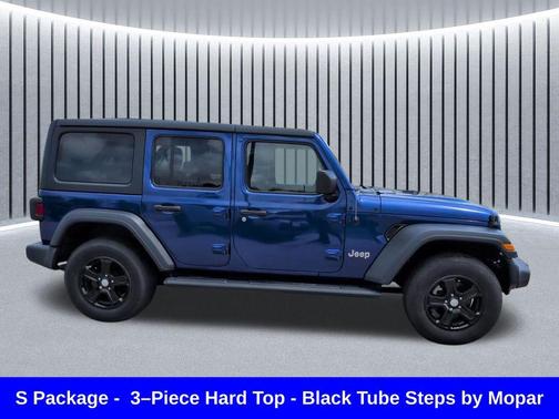 Ocean Blue Metallic Clearcoat 2019 Jeep Wrangler Unlimited Sport