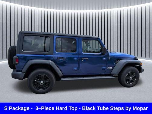 Ocean Blue Metallic Clearcoat 2019 Jeep Wrangler Unlimited Sport