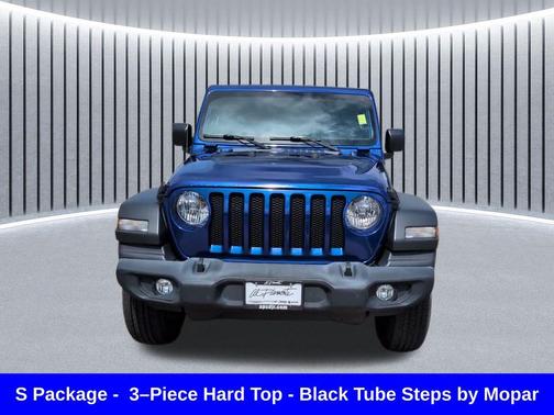Ocean Blue Metallic Clearcoat 2019 Jeep Wrangler Unlimited Sport
