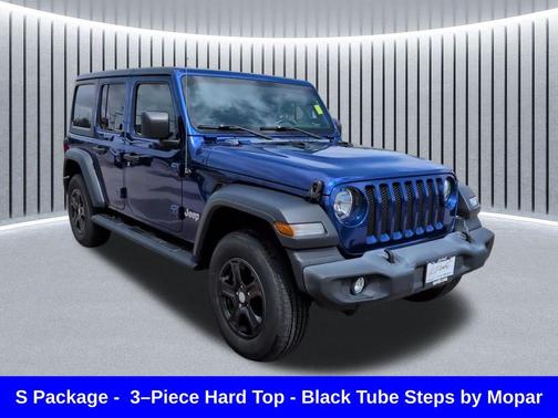 Ocean Blue Metallic Clearcoat 2019 Jeep Wrangler Unlimited Sport