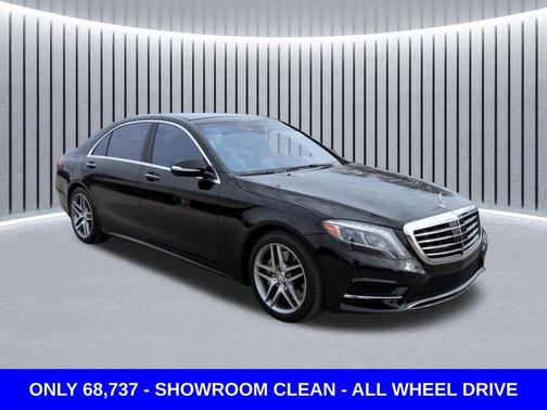 Black 2015 Mercedes-Benz S-Class 4MATIC