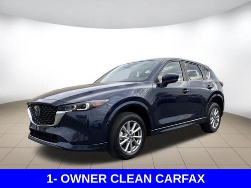 Deep Crystal Blue Mica 2025 Mazda CX-5 2.5 S Preferred Package