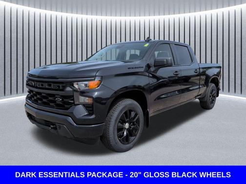 Black 2024 Chevrolet Silverado 1500 Custom
