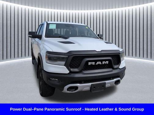 Bright White Clearcoat 2021 RAM 1500 Rebel