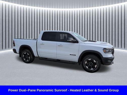Bright White Clearcoat 2021 RAM 1500 Rebel